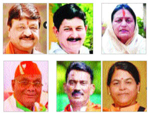 6 contenders from Indore, 5 from Bhopal, 4 from Jabalpur for ministerial post.
