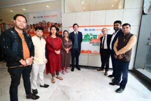 Danish delegation visited state office and media center