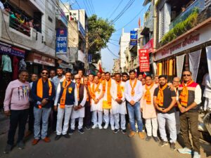 Porwal community took out a grand procession