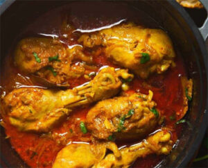 After eating the first bite of chicken curry, he had an attack, lost his life