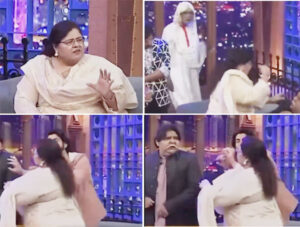 Slap receipt given to anchor during live TV show