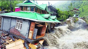 Cloud burst caused devastation in Himachal, flood situation in Gujarat, alert of heavy rain in all states.