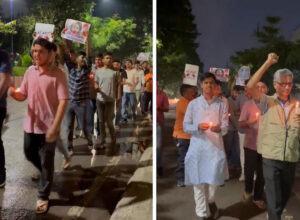 Candle march in indore