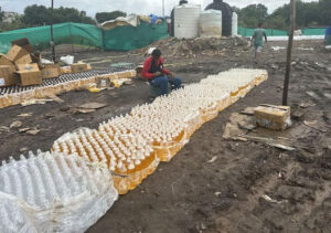 Factory seal of acid, phenyl and other dangerous chemicals