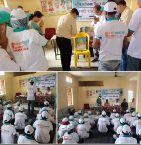 Inspected the goat rearing training being run under Project Unnati.