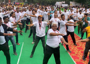 Organization of "Walkathon" for public awareness under Ayushman Bharat Scheme