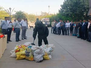 police mock drill in indore