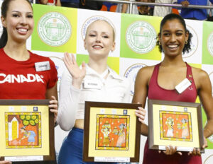 Miss Estonia Elise Randmaa wins golden medal at Miss World 2025 Sports Challenge