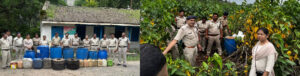 Excise raid on many Dhabas and hotels in the city