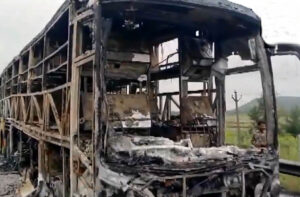 bus accident in hyderabad