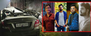 A road accident took place in Amroha, in which 4 doctors lost their lives.