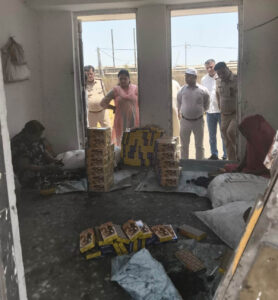 On the instructions of Collector Verma, inspection of firecracker factories and warehouses started.
