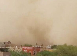 Severe sandstorm hits Jaisalmer for the second consecutive day