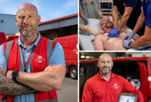 The postman's heart stopped three times, yet he is still alive.